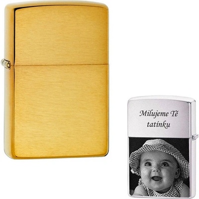 ZIPPO - broušená mosaz TD 725211