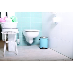 EKO-Europe EKO Кош за отпадъци с педал BELLE DELUXE- 3 литра - светло син (EKO 921703 - Light blue) - luxdom
