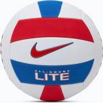 Nike Волейболна топка Nike All Court Lite Volleyball white/university red/game royal/university red размер 5