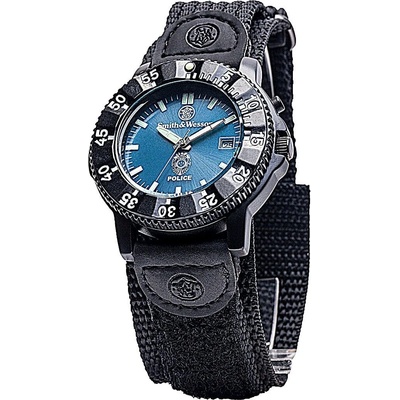 Smith & Wesson POLICE s nylonovým řemínkem ČERNO/ČERVENÉ