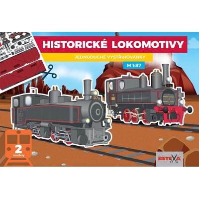 Betexa zásilková služba Historické lokomotivy Jednoduché vystřihovánky – Zboží Dáma
