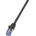 LogiLink Пач кабел PrimeLine, Cat. 7 кабел, S/FTP, черен, 2 м