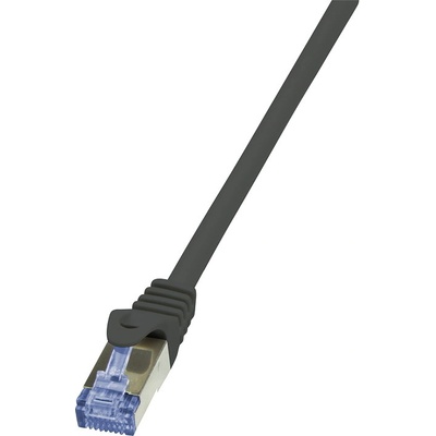 LogiLink Пач кабел PrimeLine, Cat. 7 кабел, S/FTP, черен, 2 м