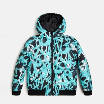 Image 1 of GUESS Двулицево яке за момче в ментово и черно Guess