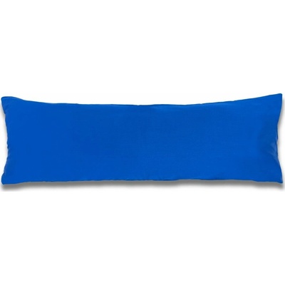 Kvalitex satén na relaxačný vankúš tmavo modrý 45 x 120 cm