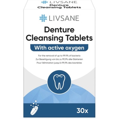 Livsane Čisticí tablety na zubní protézy 30 ks – Zboží Dáma