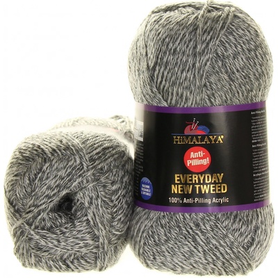 Himalaya New Tweed 75111 šedobílá