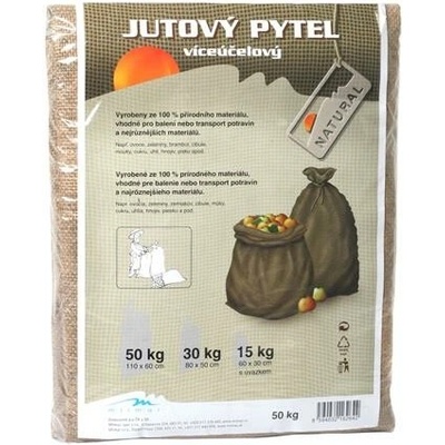 Jutový pytel 50 kg (60x110 cm)