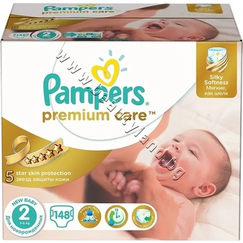 Pampers Пелени Pampers Premium Care Mini, 148-Pack, p/n PA-0202465 - Пелени за еднократна употреба за бебета с тегло от 3 до 6 kg (PA-0202465)