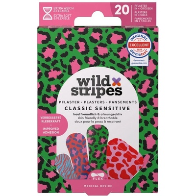 Wild Stripes Classic Sensitive Animal Color - Hypoalergení náplati 20 ks