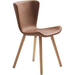 Unique Furniture Кафяви метални трапезни столове в комплект от 2 бр. Teslin - Unique Furniture (49484100)