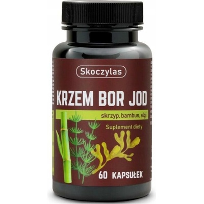 Skoczylas Kremík Bór Jód Praslička Bambus Riasy 60 kapsúl
