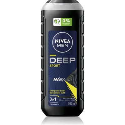 Nivea MEN Deep Sport енергизиращ душ-гел за мъже 500ml