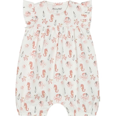 Minymo Детско ежедневно термо бельо Minymo Kid's Suit S/S AOP Body - Vanilla Ice - размер 62 (EU) (714-1863-0111)