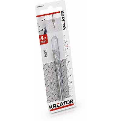 Kreator Vrták do kovu 4,2 mm HSS KRT010109