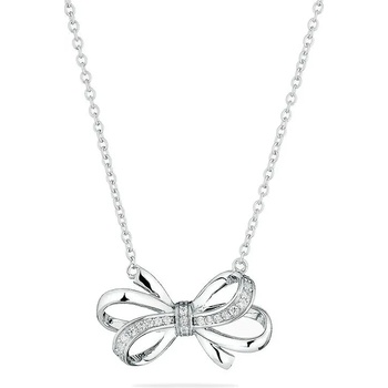 Image 1 of Swan Сребърно колие панделка с циркони JT8301N Swan
