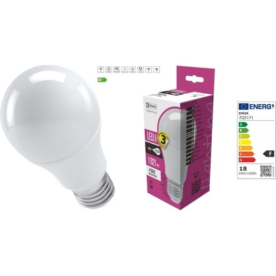 Emos LED žiarovka Classic A67 18W E27 neutrálna biela