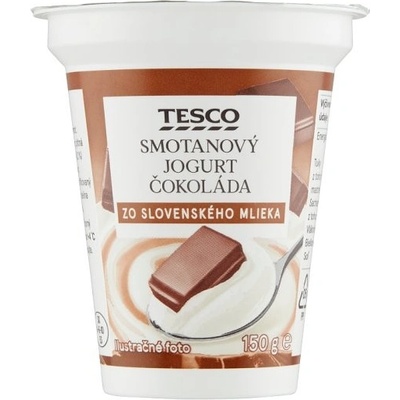 Tesco Smotanový jogurt čokoláda 150 g
