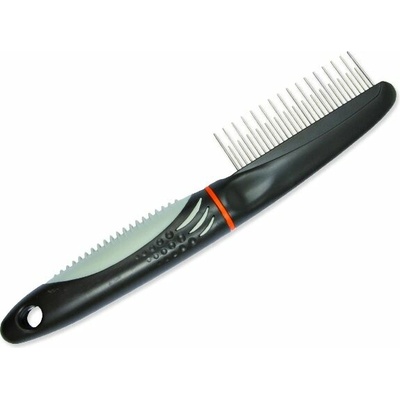 Trixie Plastový hrebeň kombinovaný s protišmykovou rukoväťou 22 cm