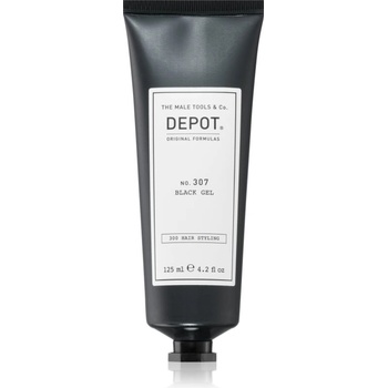 Depot 300 HAIR STYLING NO. 307 BLACK GEL стилизиращ гел за тъмна коса 125ml