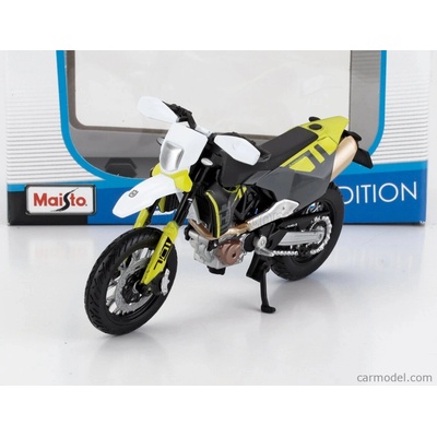 Maisto Husqvarna Husky 701 Supermoto 2023 čierno žltá 1:18