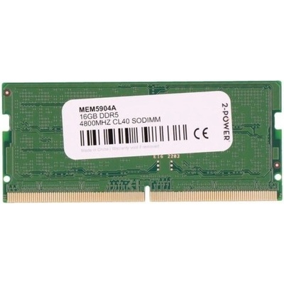 2-Power DDR5 16GB 4800MHz CL40 MEM5904A