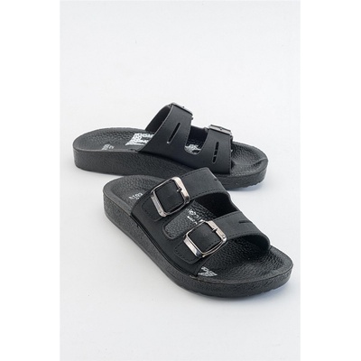 Moda Trend Дамски ежедневни чехли - Черни #371283 (371283_Черно)