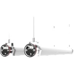 UltraLux LED цилиндрично индустриално осветително тяло 40W, IP69K, IK10 (LCT1204040)