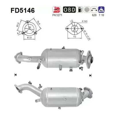 AS Filtr pevných částic ASA FD5146