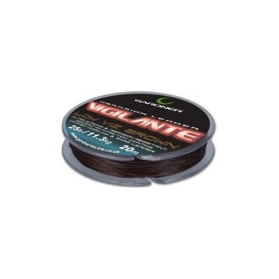 Gardner šnúra Vigilante Brown 20m 45lb