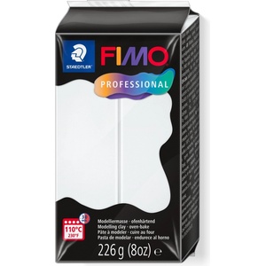 STAEDTLER Полимерна глина Staedtler Fimo Prof, 226g, БЯЛ (33842-А-БЯЛ)