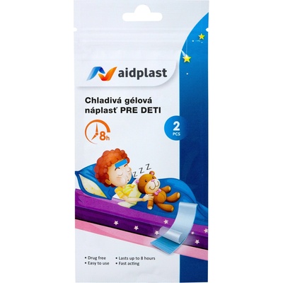 Aidplast Chladivé hydrogélové náplasti pre deti 2 ks
