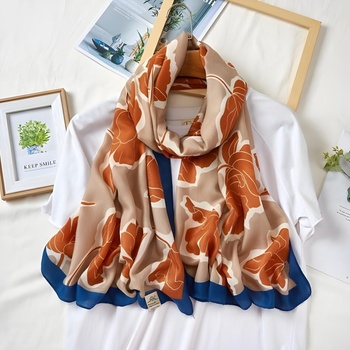 HARAHU Шал am-12130 - Кафява / Синя kp12130 (am-12130)