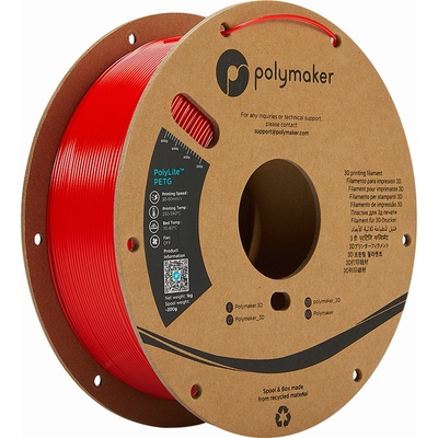 Polymaker PolyLite PETG Red - 1, 75 mm (PB01004)