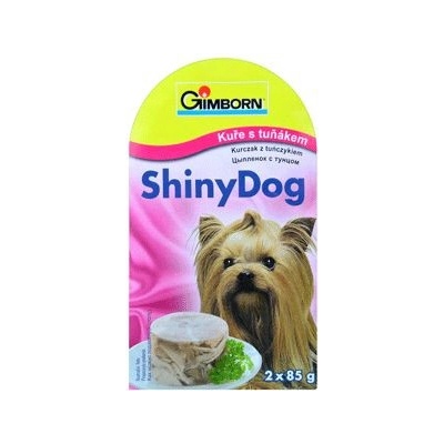 ShinyDog Adult kuracie a tuniak 8 x 2 x 85 g