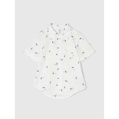 GAP Бебешка шарена риза GAP GAP | Byal | Момчешки | 98