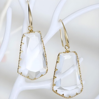 HARAHU Обеци ur-38268 - Прозрачни kp38268 (ur-38268)