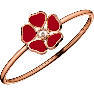 Chopard Zlatý Chopard Happy Hearts Flowers 85A085-5803 2040106