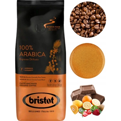 Bristot 100% Arabica mletá 250 g