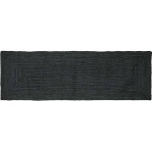 vidaXL Килим за площ Тъмносиво 80 x 200 cm юта (42010430)