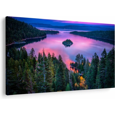 Obraz - Jezero Tahoe, Sierra Nevada, Kalifornie, USA, jednodílný 120x80 cm – Hledejceny.cz