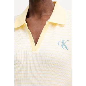 Calvin Klein рокля от памук с еластан (LV047F839G)