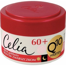 Celia Q10 Vitamins polotučný krém proti vráskám s kolagenem na den a noc 60+ 50 ml