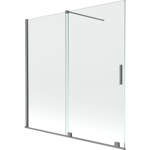 Mexen Velar душ кабина 2-крила плъзгаща се 160 x 150 см, прозрачна, gun metal - 896-160-000-01-95 (896-160-000-01-95)