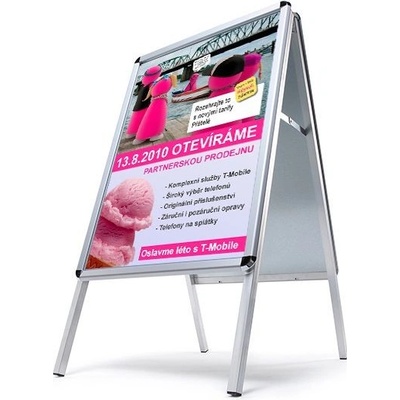 A-Z Reklama CZ Standard reklamní stojan áčko na plakáty voděodolný B1