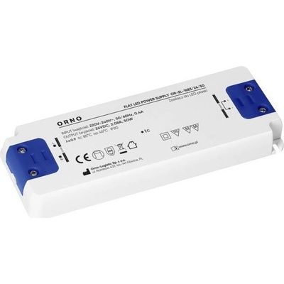 ORNO Napájací zdroj 24V 50W IP20 svorkovnica