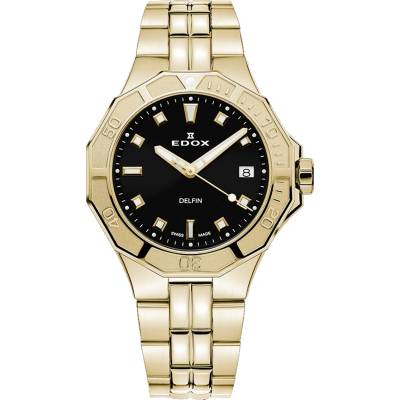 Edox Delfin The Original Diver Lady 53020-37JM-NID - Дамски часовник (53020-37JM-NID)