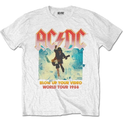 AC/DC tričko Blow Up Your Video biele