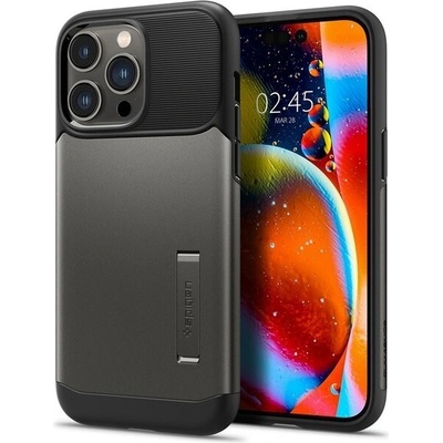 Púzdro Spigen Slim Armor Phone 14 Pro - sivé