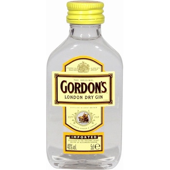 Gordon's Dry Gin Mini 37,5% 0,05 l (čistá fľaša)
